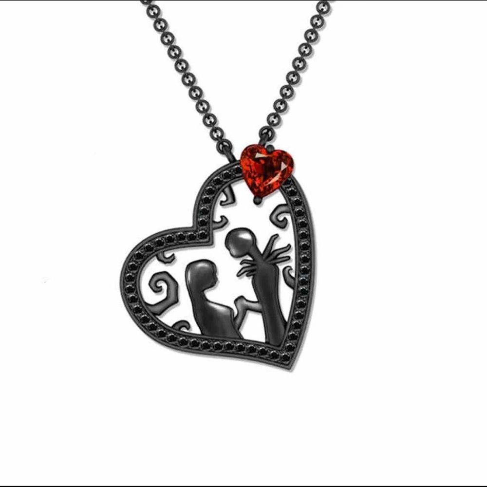 Jack and sally necklace
